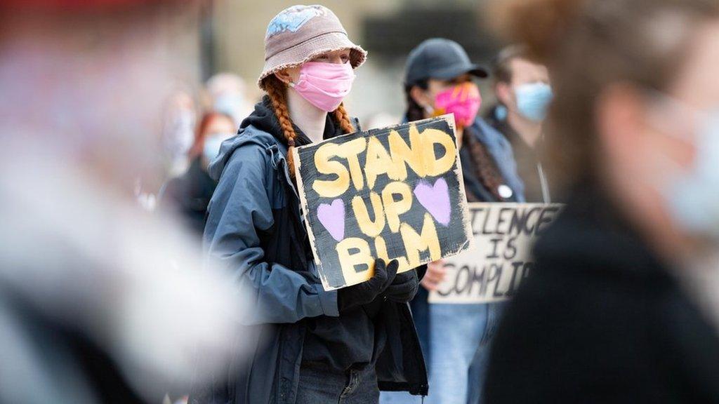 Black Lives Matter protest in Peterborough