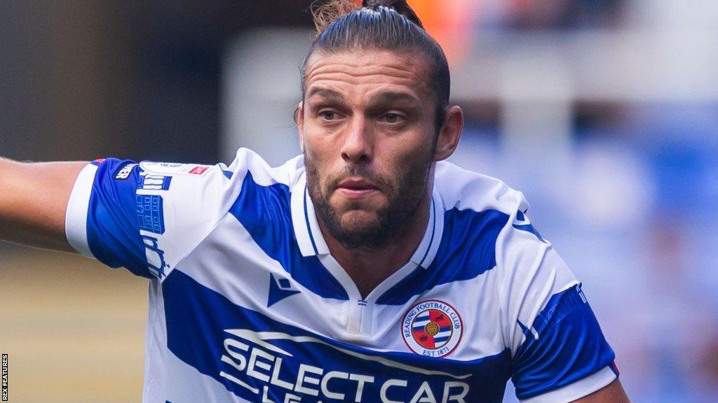 Andy Carroll playing for Reading