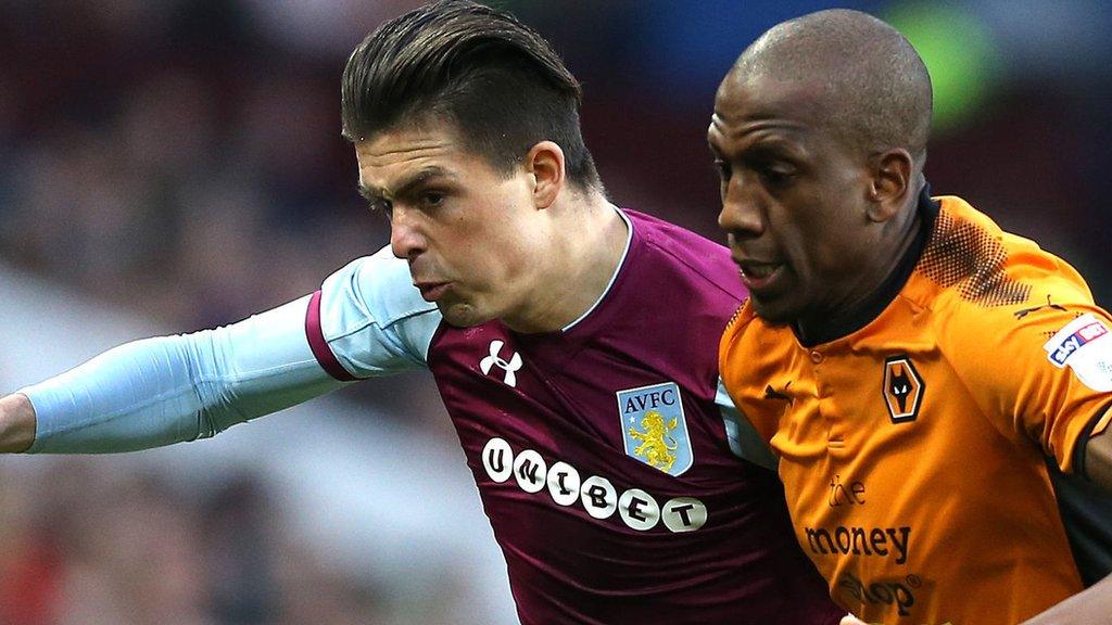 Jack Grealish and Willy Boly