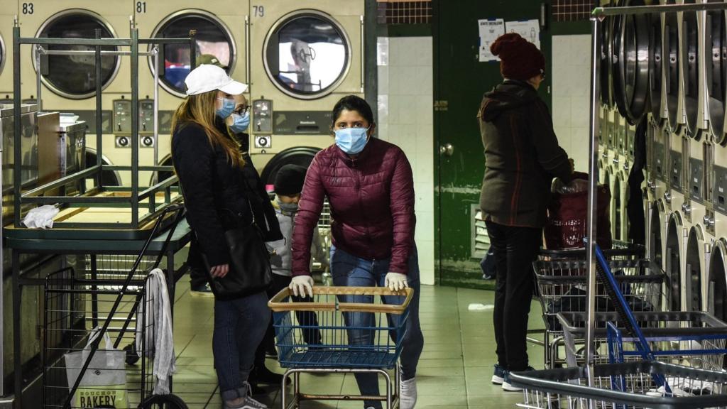 Laundromat in Brooklyn, New York - 2 April