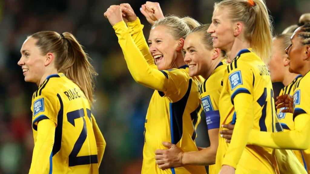 Sweden celebrate