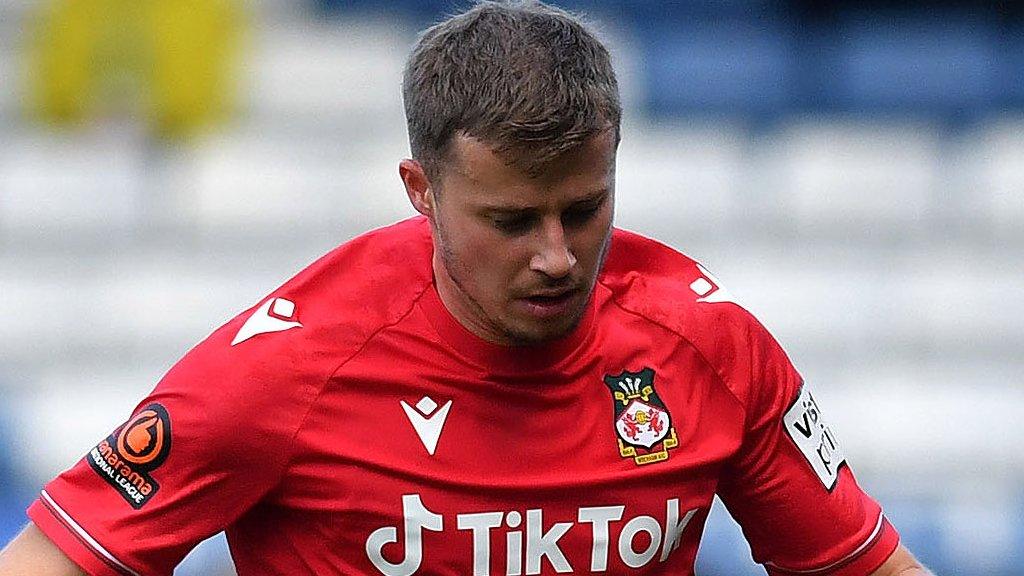 James Jones in action for Wrexham