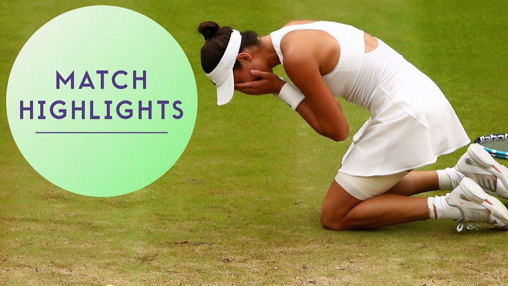 'What a victory!' - Muguruza wins Wimbledon highlights