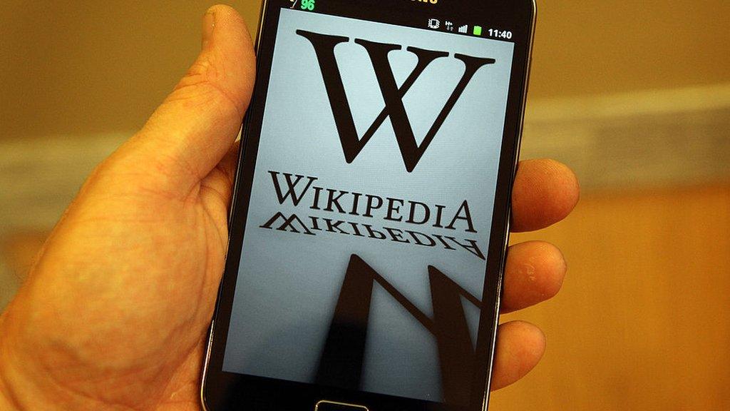 Wikipedia app