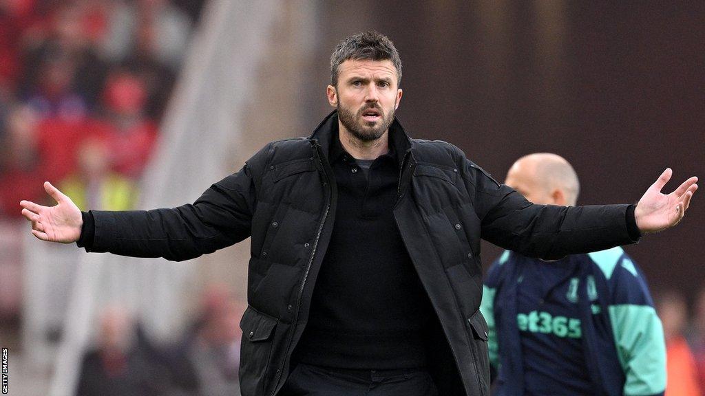 Middlesbrough manager Michael Carrick