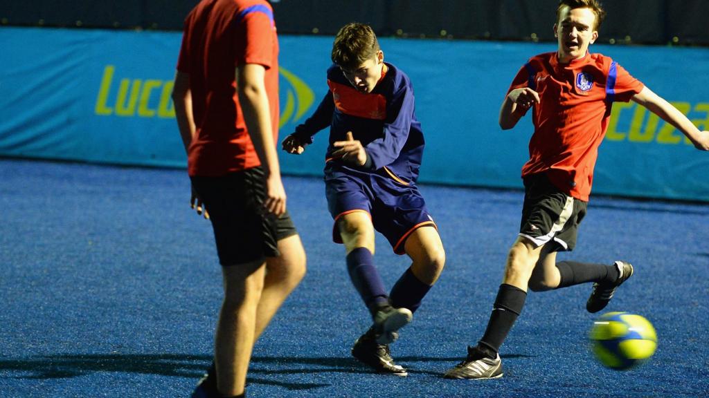 Boys playing 5-a-side