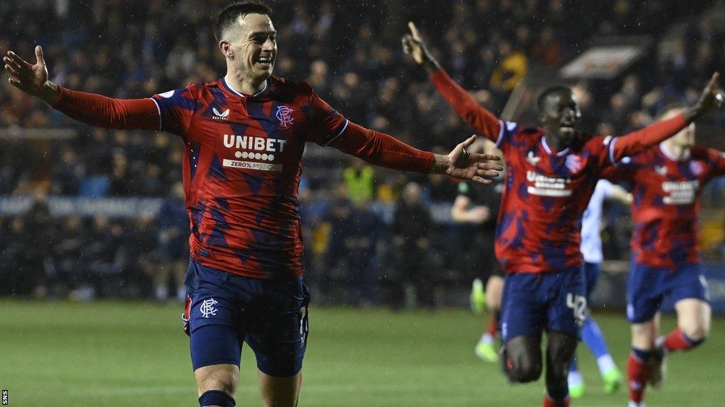 Rangers recovered from Kilmarnock's penalty opener to win 2-1 at Rugby Park on Wednesday night