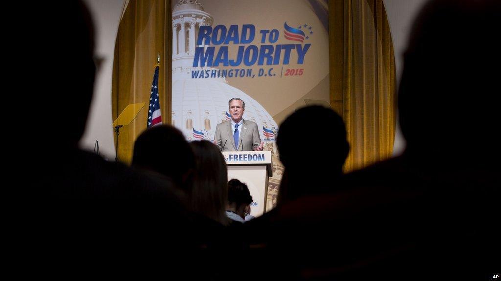 Jeb Bush speaks at the Faith and Freedom