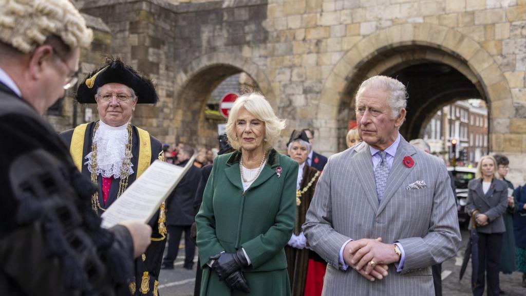 King Charles and Queen Consort in York