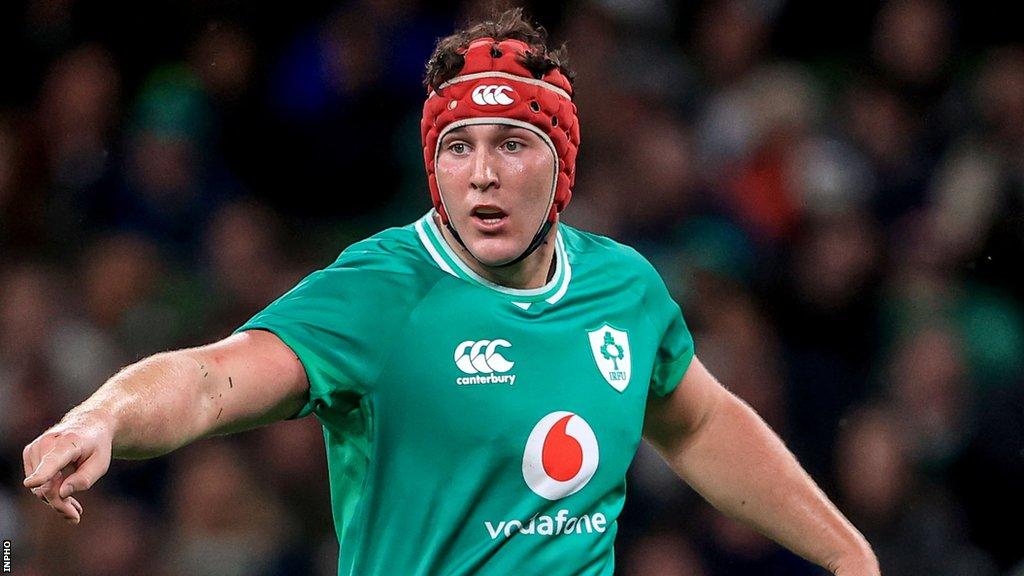 Hooker Tom Stewart pictured in action during Ireland's win over Italy