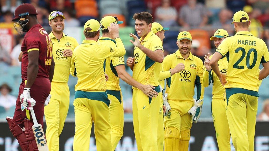 Australia celebrate