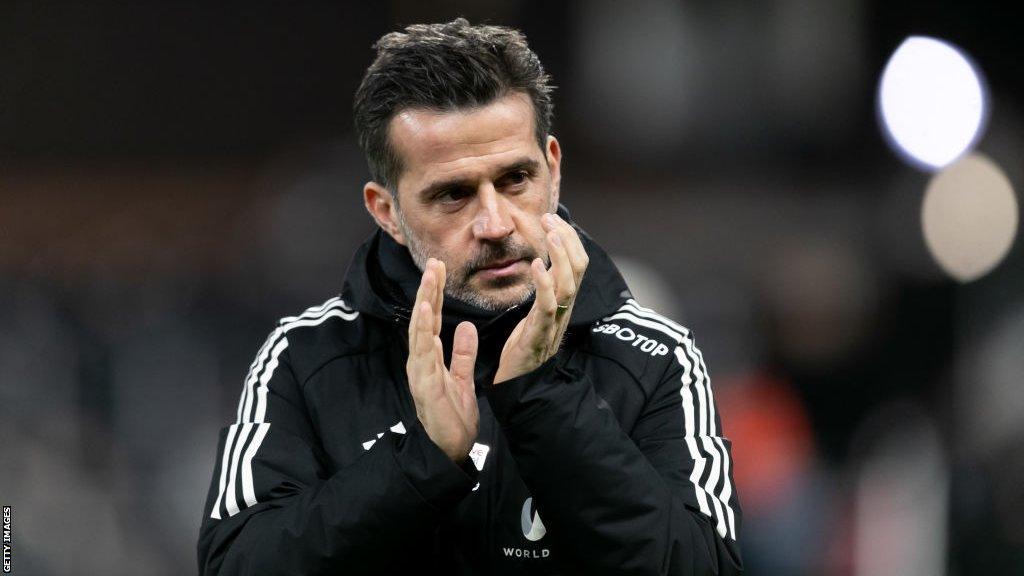 Marco Silva applauds supporters