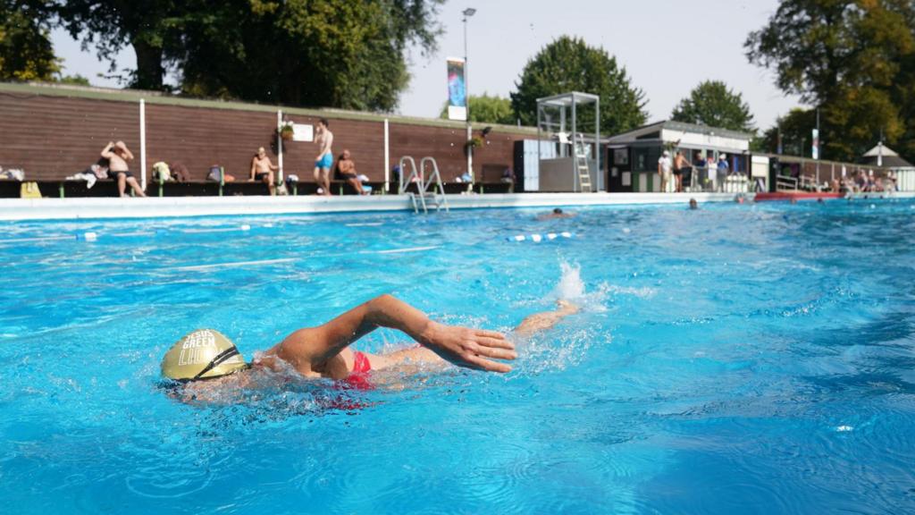 Woman in lido