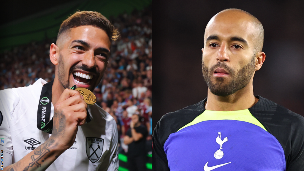 Manuel Lanzini and Lucas Moura