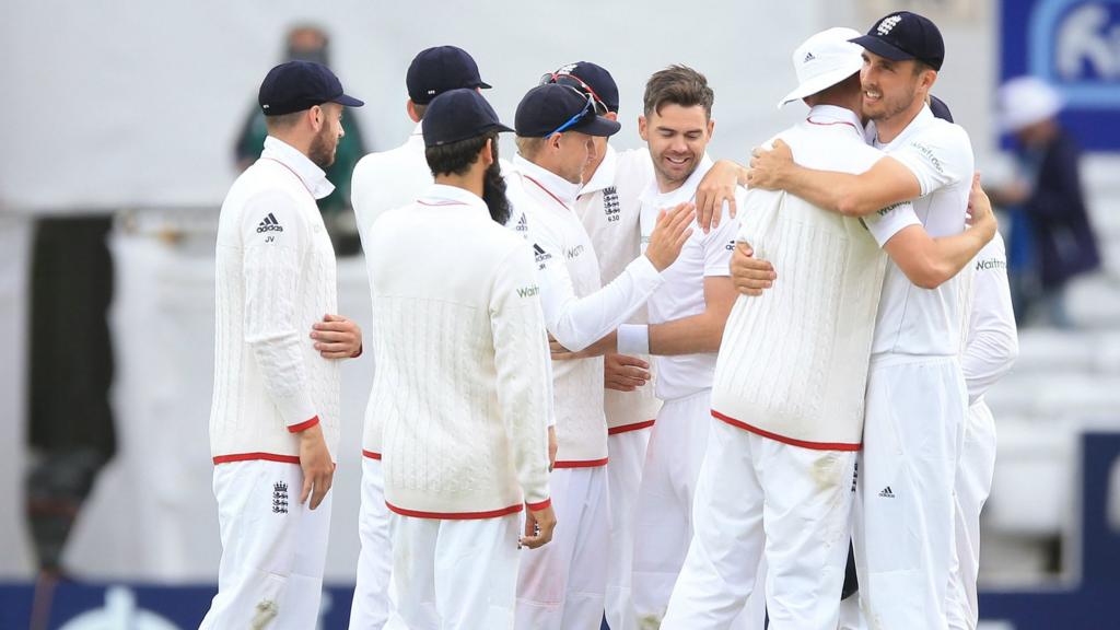 England team celebrate