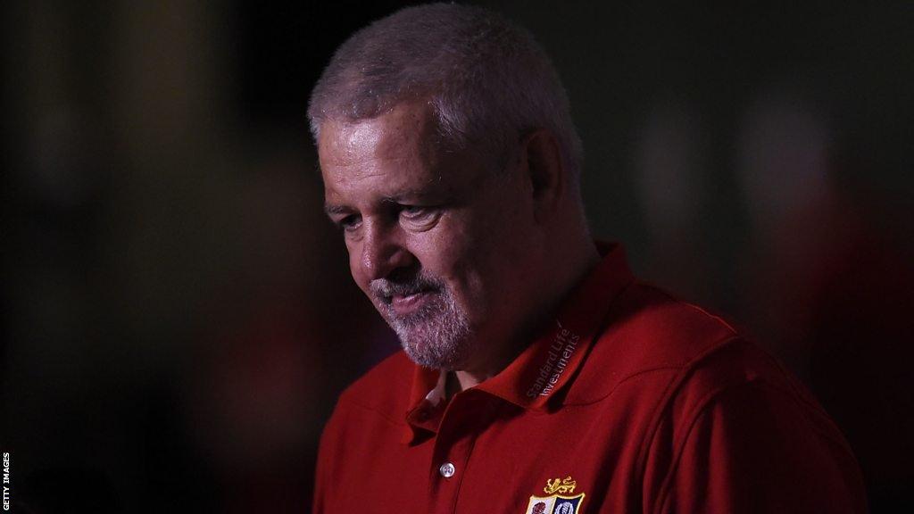 Lions coach Warren Gatland