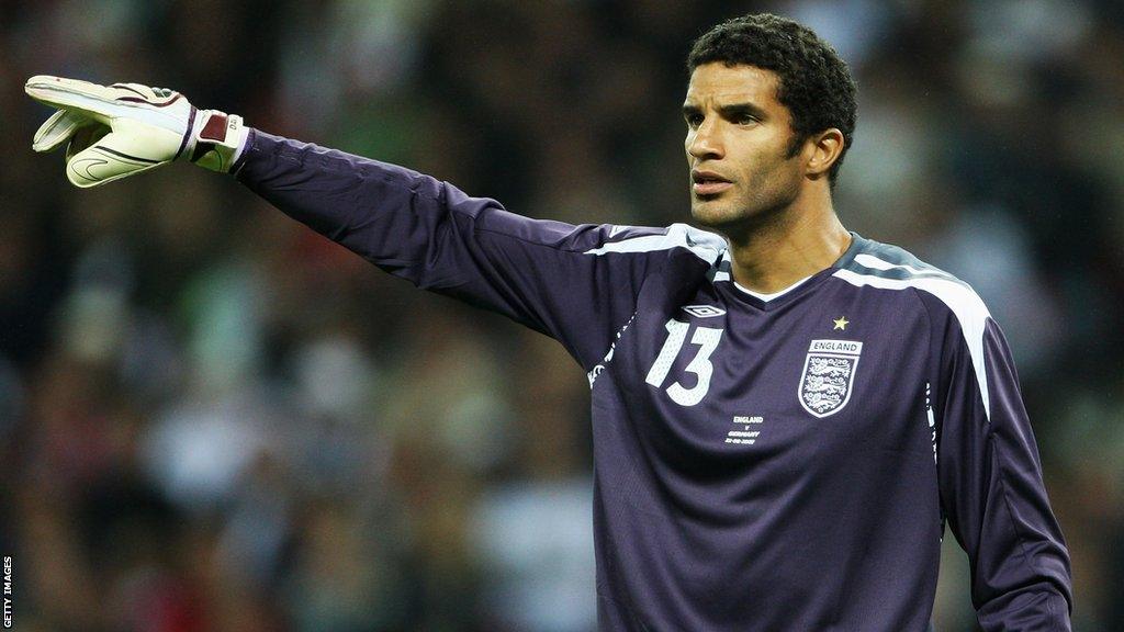 David James of England