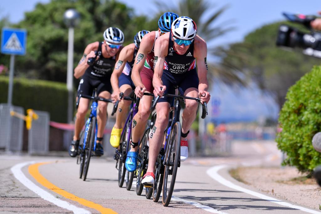 Jonathon Brownlee in action