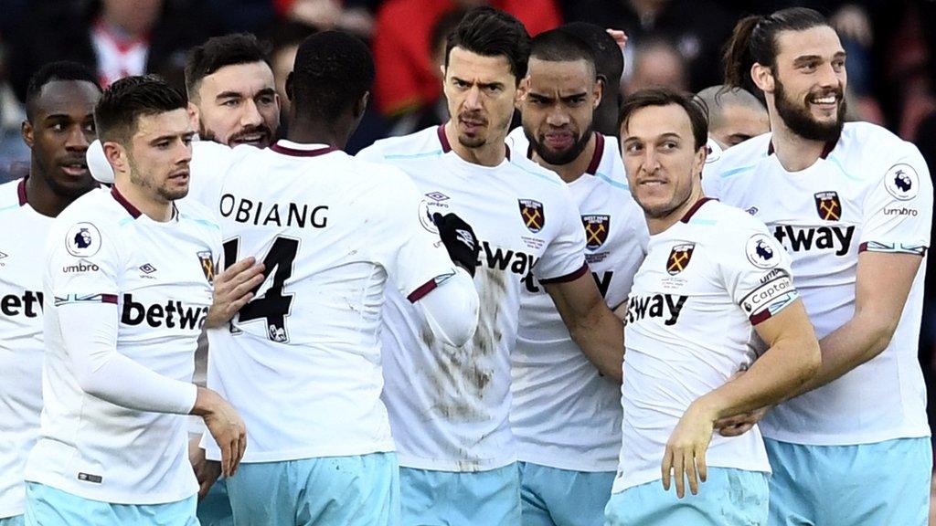 West Ham celebrate