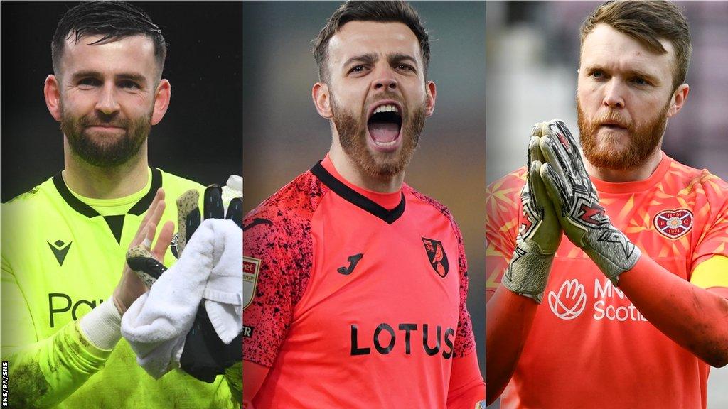 Liam Kelly, Angus Gunn and Zander Clark