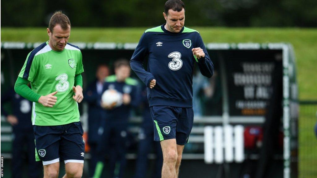 Glenn Whelan and John O'Shea