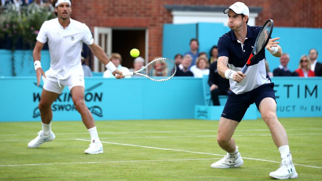 Andy Murray and Feliciano Lopez