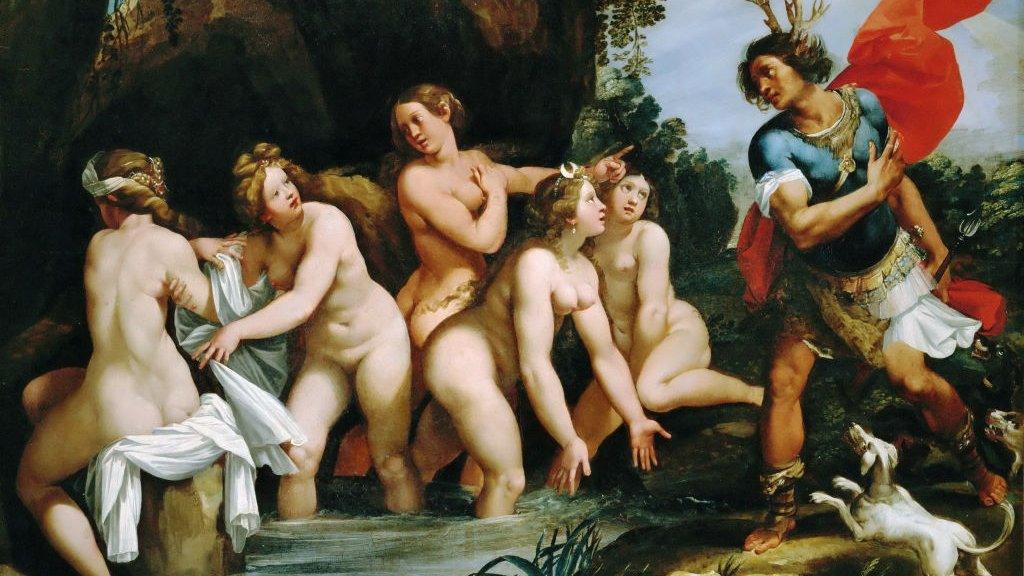 Diana and Actaeon by Giuseppe Cesari