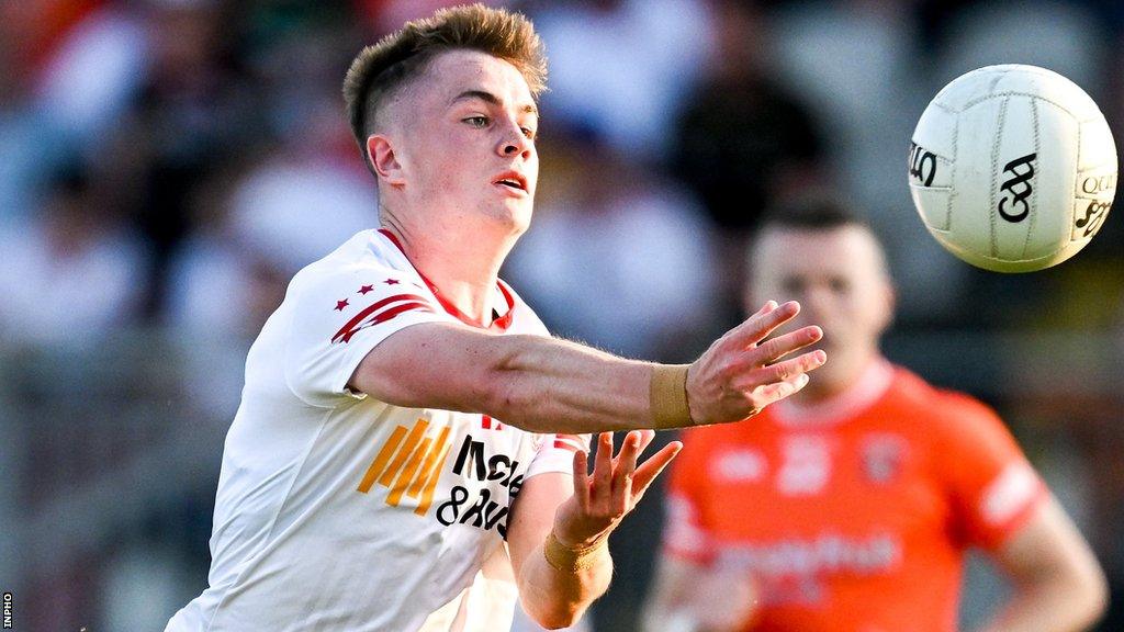 Ruairi Canavan came on as a substitute for Tyrone in the win over Armagh two weeks ago