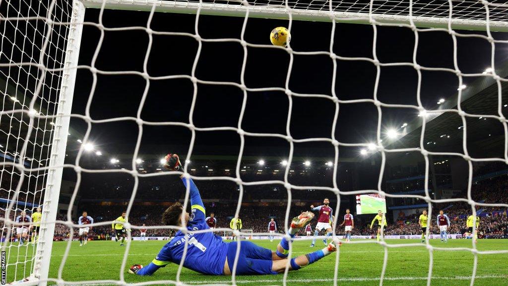 Douglas Luiz scores Villa's winner