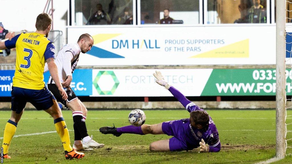 Craig Wighton scored two close-range goals after coming off the bench