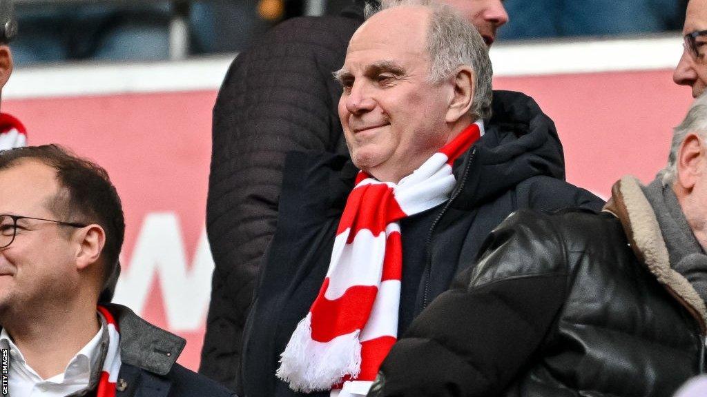 Bayern Munich honorary president Uli Hoeness