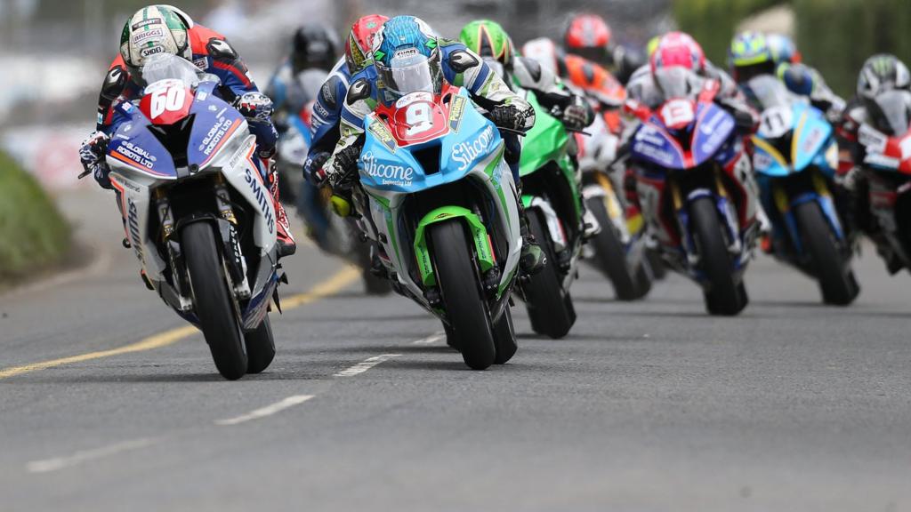 Peter Hickman in action at the Ulster Grand Prix