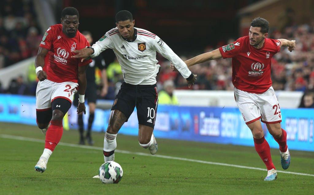 Rashford vs Nottingham Forrest