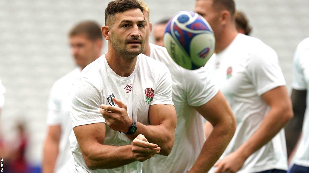 Jonny May during an England warm-up