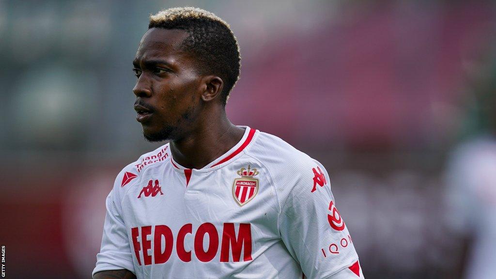 Nigeria's Henry Onyekuru in action for AS Monaco