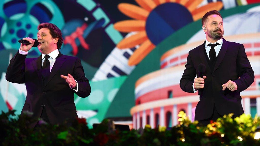 Michael Ball and Alfie Boe at Proms in the Park