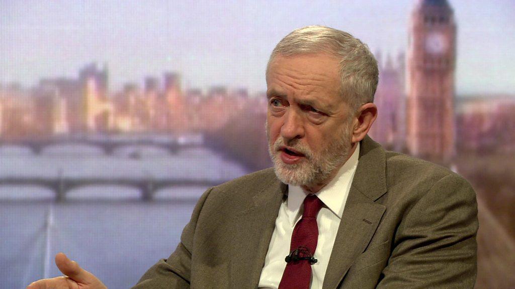 Labour leader Jeremy Corbyn