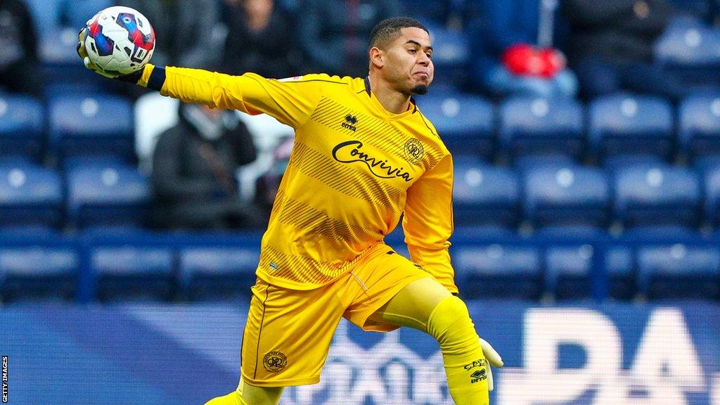 Middlesbrough goalkeeper Seny Dieng, pictured playing for Queen's Park Rangers