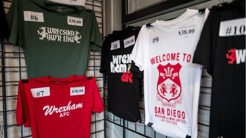 Wrexham T-Shirts on sale in San Diego