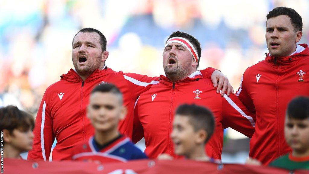 Ken Owens and Wyn Jones are team-mates at the Scarlets