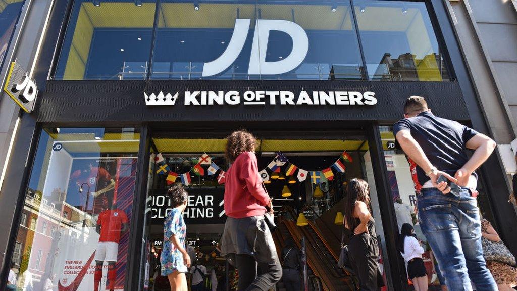 JD Sports shopfront