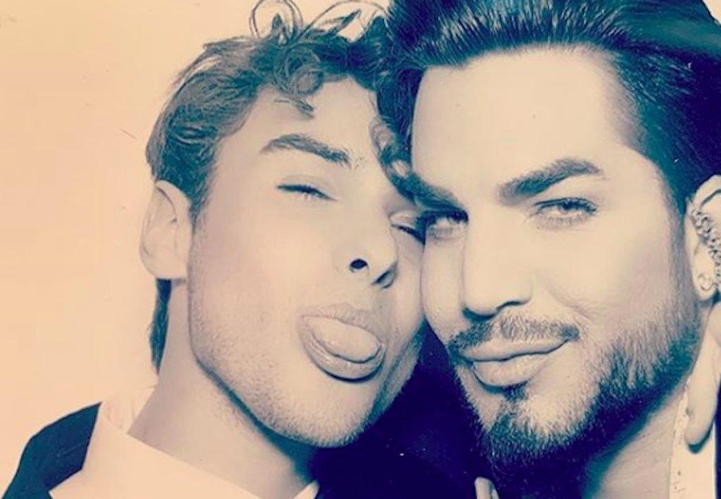 Adam Lambert and Javi Costa Polo