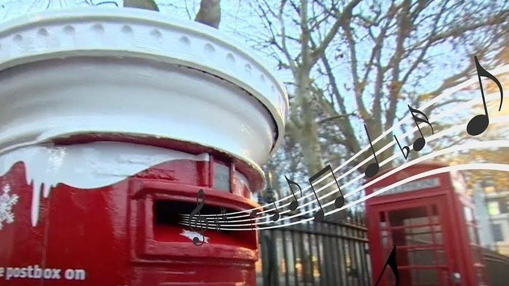 Singing postbox