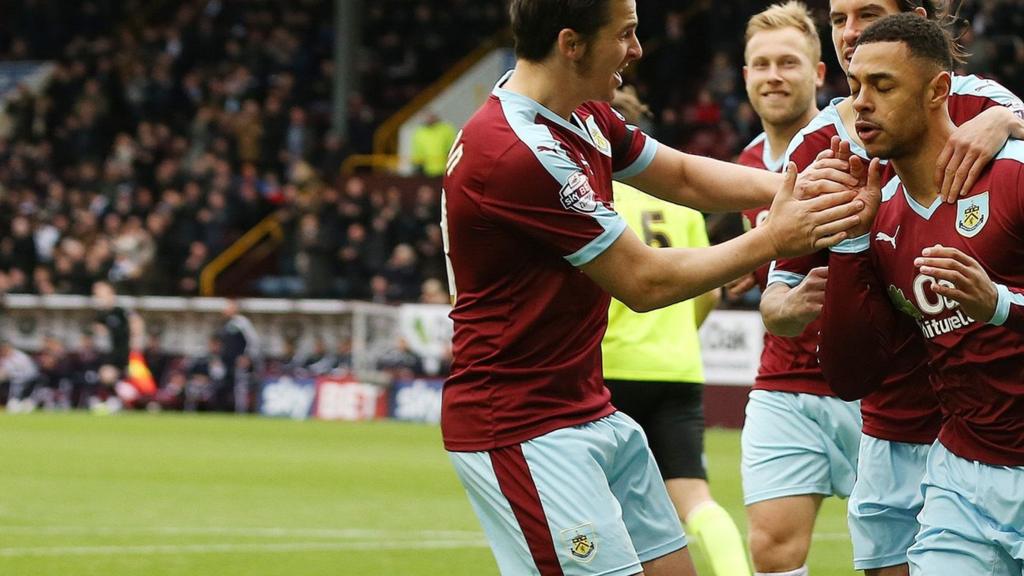 Burnley celebrate