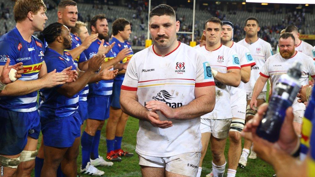 Tom O'Toole walks off after Ulster are beaten