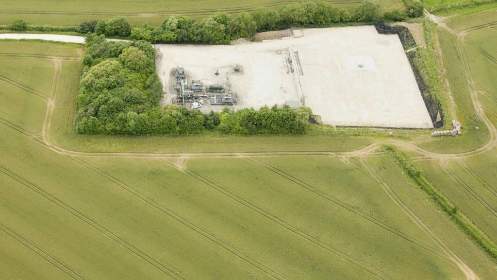 Proposed fracking site