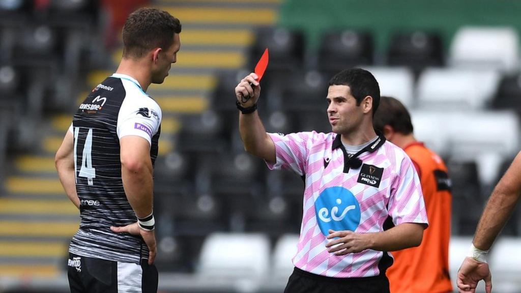 North sent off