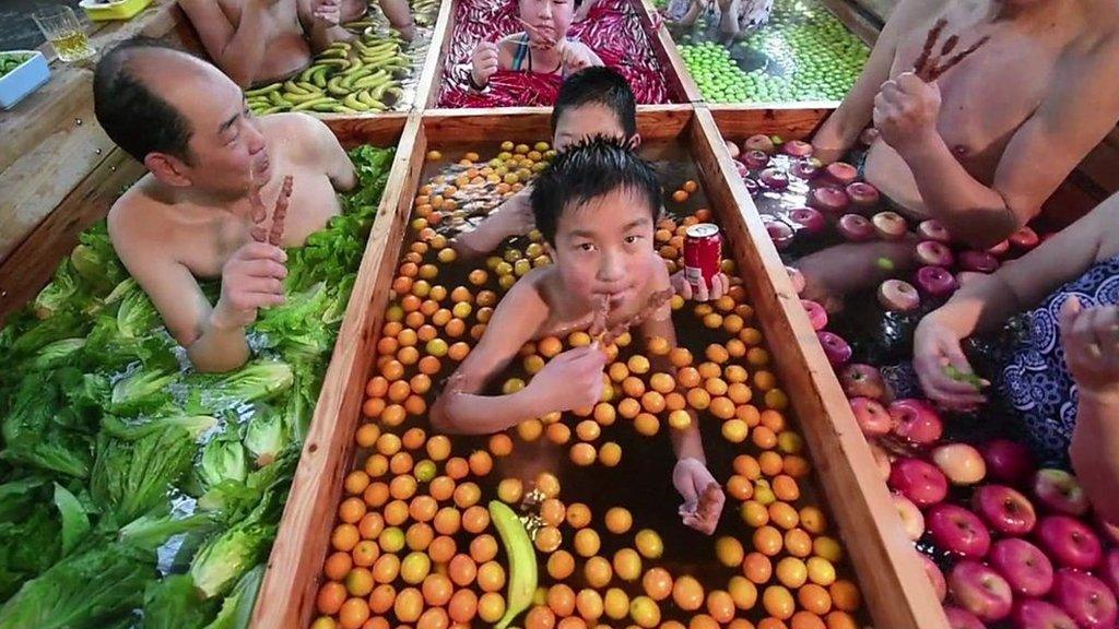 Fruit bath