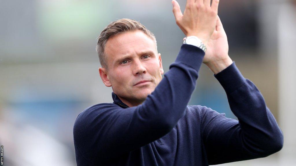 Shrewsbury manager Matt Taylor during his time in charge at Walsall