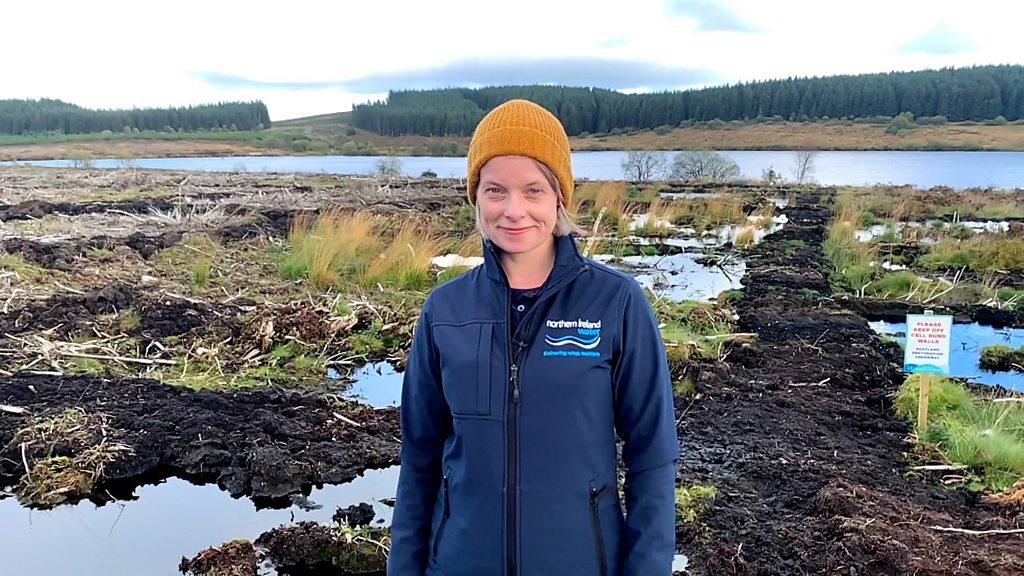 A peat bog in County Tyrone is helping create cleaner drinking water while tackling climate change.